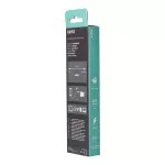 Töltőkábel, USB-C - Lightning, 27W, 1 m, AVAX "CB316 Glowy", fehér