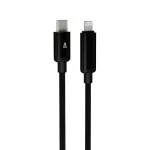Töltőkábel, USB-C - lightning (Apple), 27W, 1 m, AVAX "CB651 Pulsey", szürke