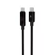 Töltőkábel, USB-C - USB-C, 60W, 1 m, AVAX "CB654 Pulsey", szürke