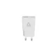 Hálózati töltő, GaN, USB-A + USB-C, AVAX "CH641W Nano Slim", fehér