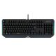 Billentyűzet, vezetékes, HUN, gaming, alumínium, AVAX "FS01", fekete