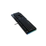 Billentyűzet, vezetékes, HUN, gaming, alumínium, AVAX "FS01", fekete