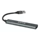 USB 3.0 elosztó-HUB, 4 port, USB 3.0, AVAX "HB600", fekete