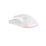 Egér, vezetékes, gaming, RGB, AVAX "LW01", fehér