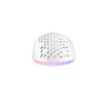 Egér, vezetékes, gaming, RGB, AVAX "LW01", fehér
