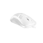 Egér, vezetékes, gaming, RGB, AVAX "LW01", fehér