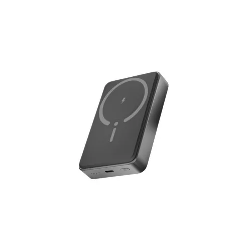 Power bank, mágneses (vezeték nélküli), 10.000mAh, AVAX "PB300 Freely", fekete
