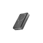 Power bank, mágneses (vezeték nélküli), 10.000mAh, AVAX "PB300 Freely", fekete