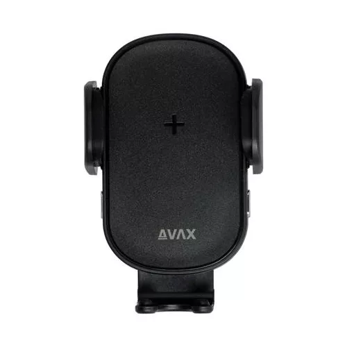 Autós töltő, vezeték nélküli, szellőzőrácsra, AVAX "WH600 Freely+", fekete
