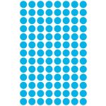 Etikett, 8 mm, kör, AVERY ZWECKFORM, kék, 416 etikett/csomag
