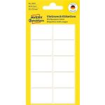 Etikett, 32x23 mm, kézzel írható, lekerekített sarkú, AVERY ZWECKFORM, 60 etikett/csomag