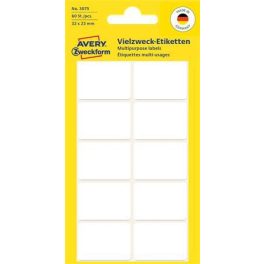   Etikett, 32x23 mm, kézzel írható, lekerekített sarkú, AVERY ZWECKFORM, 60 etikett/csomag