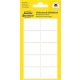 Etikett, 32x23 mm, kézzel írható, lekerekített sarkú, AVERY ZWECKFORM, 60 etikett/csomag