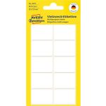 Etikett, 32x23 mm, kézzel írható, lekerekített sarkú, AVERY ZWECKFORM, 60 etikett/csomag