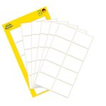 Etikett, 32x23 mm, kézzel írható, lekerekített sarkú, AVERY ZWECKFORM, 60 etikett/csomag