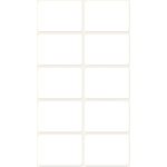 Etikett, 32x23 mm, kézzel írható, lekerekített sarkú, AVERY ZWECKFORM, 60 etikett/csomag