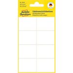 Etikett, 38x29 mm, kézzel írható, lekerekített sarkú, AVERY ZWECKFORM, 40 etikett/csomag