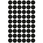 Etikett, 12 mm, kör, AVERY ZWECKFORM, fekete, 270 etikett/csomag