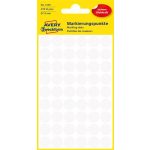 Etikett, 12 mm, kör, AVERY ZWECKFORM, fehér, 270 etikett/csomag