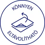 Etikett, 8 mm, kör, eltávolítható, AVERY ZWECKFORM, piros, 416 etikett/csomag
