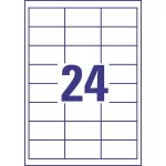 Etikett, univerzális, 64,6x33,8 mm, AVERY ZWECKFORM, 2400 etikett/csomag