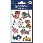 Matrica, papír, 3 ív, 76x120 mm, AVERY ZWECKFORM, "Z-Desing No.4346", kiscicusok