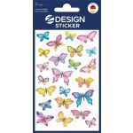 Matrica, papír, 3 ív, 76x120 mm, AVERY ZWECKFORM, "Z-Desing No.4390", pillangók