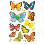 Matrica, papír, 3 ív, 76x120 mm, AVERY ZWECKFORM, "Z-Desing No.4462", lepkék