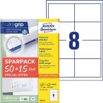 Etikett, univerzális, 97x67,7 mm, AVERY ZWECKFORM, "Sparpack", 520 etikett/csomag
