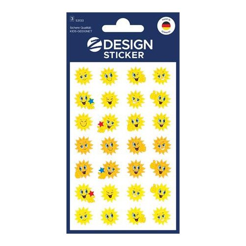 Matrica, papír, 3 ív, 76x120 mm, AVERY ZWECKFORM, "Z-Design No.53133", napocska