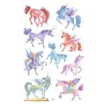 Matrica, papír, 2 ív, 76x120 mm, AVERY ZWECKFORM, "Z-Desing No.53148", unikornisok