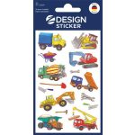 Matrica, papír, 2 ív, 76x120 mm, AVERY ZWECKFORM, "Z-Desing No.53209", munkagépek