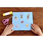 Matrica, papír, 1 ív, 76x120 mm, AVERY ZWECKFORM, "Z-Desing No.53221", balerina