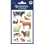 Matrica, papír, 3 ív, 76x120 mm, AVERY ZWECKFORM, "Z-Desing No.53720", háziállatok