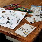 Matrica, papír, 3 ív, 76x120 mm, AVERY ZWECKFORM, "Z-Desing No.53720", háziállatok