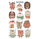 Matrica, tetoválás, 1 ív, 76x120 mm, AVERY ZWECKFORM, "Z-Desing No.54151",  állatok