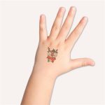 Matrica, tetoválás, 1 ív, 76x120 mm, AVERY ZWECKFORM, "Z-Desing No.54151",  állatok