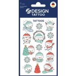 Matrica, tetoválás, 1 ív, 76x120 mm, AVERY ZWECKFORM, "Z-Desing No.54152",  hóember