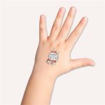 Matrica, tetoválás, 1 ív, 76x120 mm, AVERY ZWECKFORM, "Z-Desing No.54154",  cica