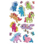 Matrica, fólia,  1 ív, 76x120 mm, AVERY ZWECKFORM, "Z-Desing No.56063",  unikornis