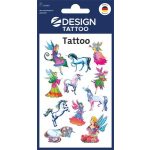 Matrica, tetoválás, 1 ív, 76x120 mm, AVERY ZWECKFORM, "Z-Desing No.56390",  tündérek