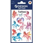 Matrica, tetoválás, 1 ív, 76x120 mm, AVERY ZWECKFORM, "Z-Desing No.5669", unikornisok