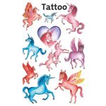 Matrica, tetoválás, 1 ív, 76x120 mm, AVERY ZWECKFORM, "Z-Desing No.5669", unikornisok