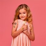 Matrica, tetoválás, 1 ív, 76x120 mm, AVERY ZWECKFORM, "Z-Desing No.56762", madarak