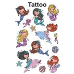 Matrica, tetoválás, 1 ív, 76x120 mm, AVERY ZWECKFORM, "Z-Desing No.56763", sellő