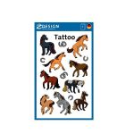 Matrica, tetoválás, 1 ív, 76x120 mm, AVERY ZWECKFORM, "Z-Desing No.56769",  lovak