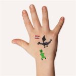 Matrica, tetoválás, 1 ív, 76x120 mm, AVERY ZWECKFORM, "Z-Desing No.56771",  Pixel formák