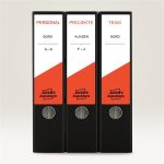 Iratrendező etikett, univerzális, 61x192 mm, AVERY ZWECKFORM, 400 etikett/csomag