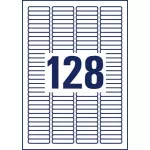 Etikett, univerzális 43,2x8,5 mm, eltávolítható, kerekített sarkú, AVERY ZWECKFORM, 3200 etikett/csomag