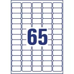 Etikett, 38,1x21,2 mm, fagyasztható, AVERY ZWECKFORM, 1625 etikett/csomag